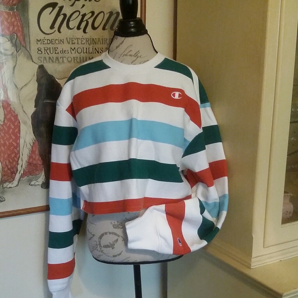 Champion crop sweatshirt sz xl